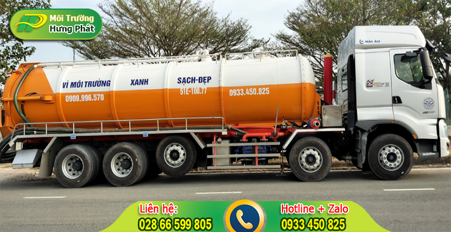 Dịch vụ h&uacute;t b&ugrave;n ben c&ocirc;ng tr&igrave;nh với nhiều ưu điểm