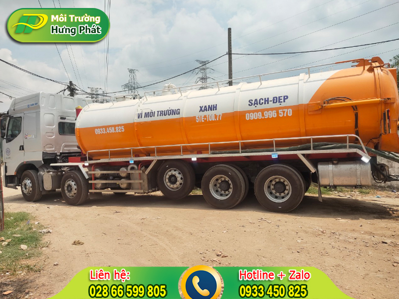 Dịch vụ h&uacute;t b&ugrave;n ben c&ocirc;ng tr&igrave;nh với quy tr&igrave;nh ổn định