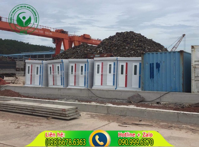 Dịch vụ cho thu&ecirc; nh&agrave; vệ sinh di động M&ocirc;i Trường Xanh chất lượng cao