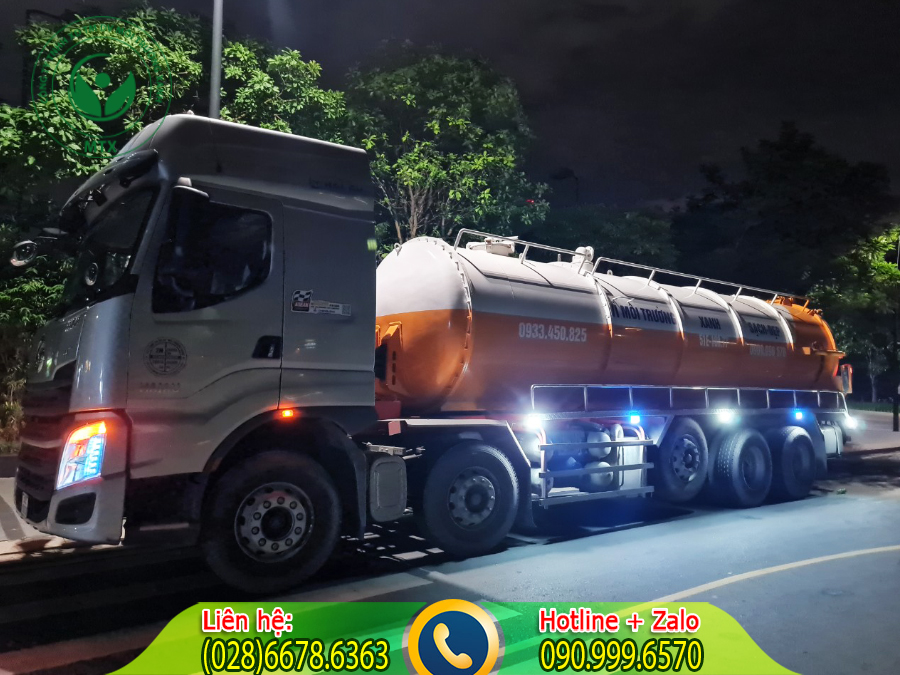 Dịch vụ hút bùn khoan cọc nhồi Môi Trường Xanh