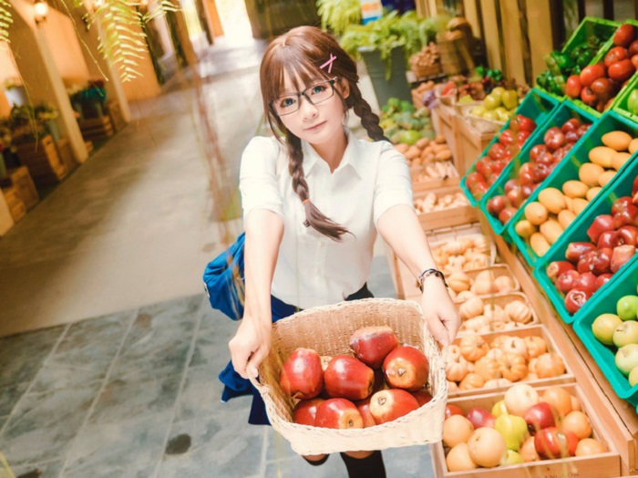 mimi ahri cosplay nữ sinh