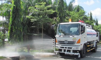 Công ty cho thuê xe bồn chở nước tưới cây Môi Trường Xanh an toàn