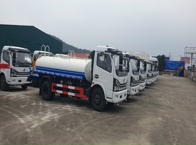 Cho thuê xe bồn tưới nước rửa đường quy trình minh bạch
