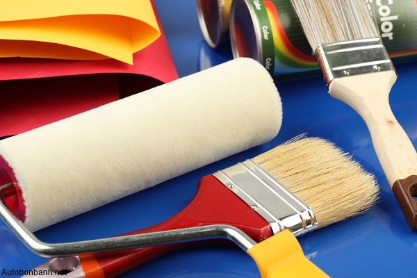 Chuẩn bị dụng cụ sơn nhà