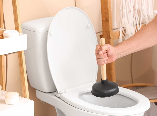 th&ocirc;ng tắc bồn cầu