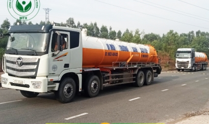 Dịch vụ thu gom bùn thải công nghiệp nhanh chóng, giá rẻ