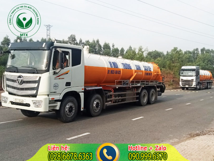 Dịch vụ thu gom b&ugrave;n thải c&ocirc;ng nghiệp chuy&ecirc;n nghiệp